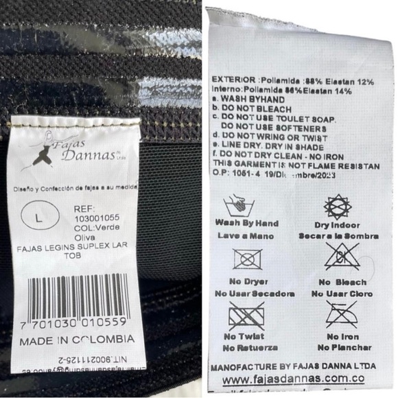 Women's Legging Pants With Inner Band to Shape the Body High Waist Girdle - Picture 8 of 13